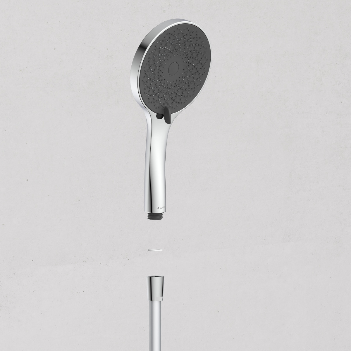 CAPRI bar shower set, chrome/anthracite