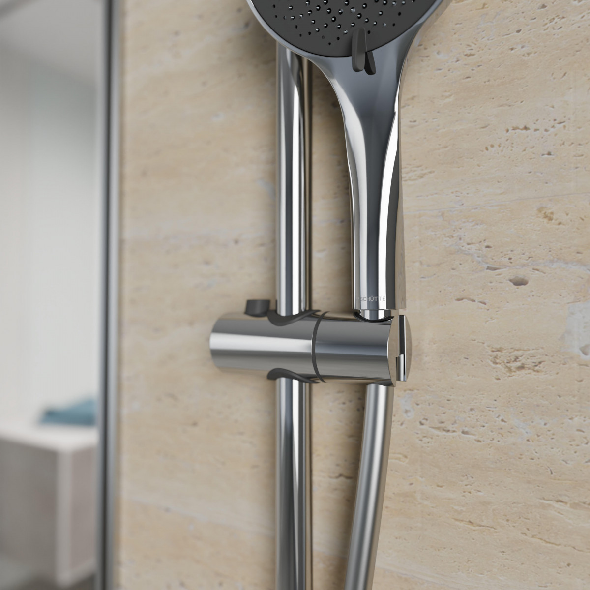 CAPRI Set de douche à barres, chrome/anthracite
