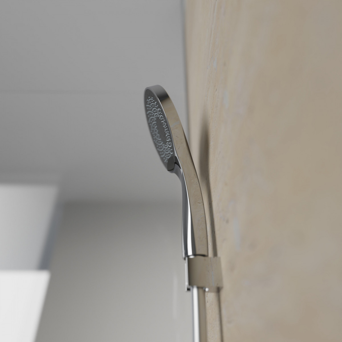 CAPRI shower head, chrome anthracite