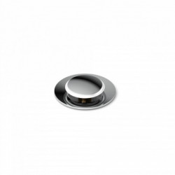 Press waste met overloop, Chroom - 10618