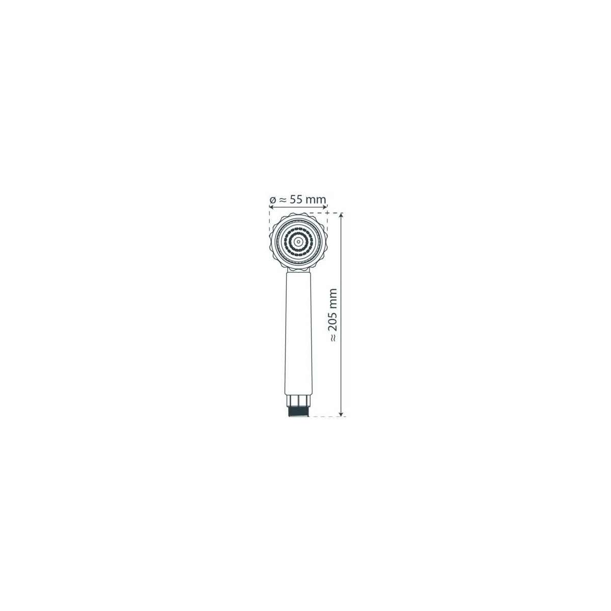 ANTEA Hand shower, chrome
