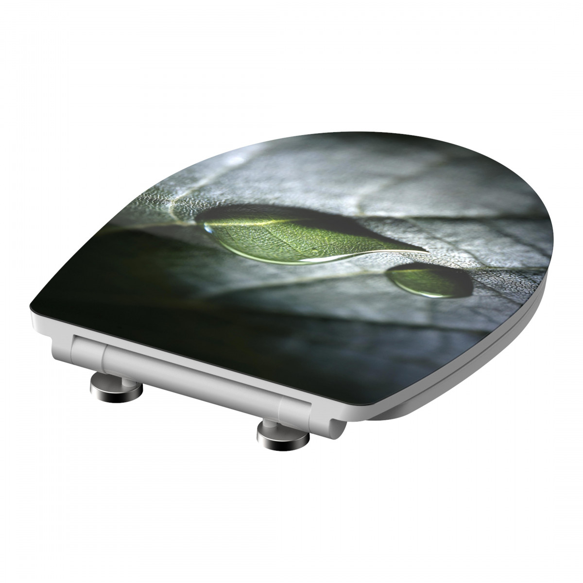 HG WC seat RAINDROP • Duroplast • With soft-close mechanism • SCHÜTTE