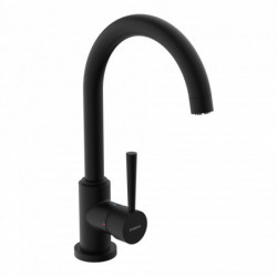 CORNWALL sink mixer • Black matt • Low pressure • SCHÜTTE