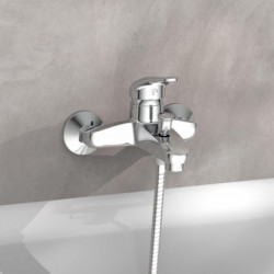CALVINO bath mixer • chrome • SCHÜTTE