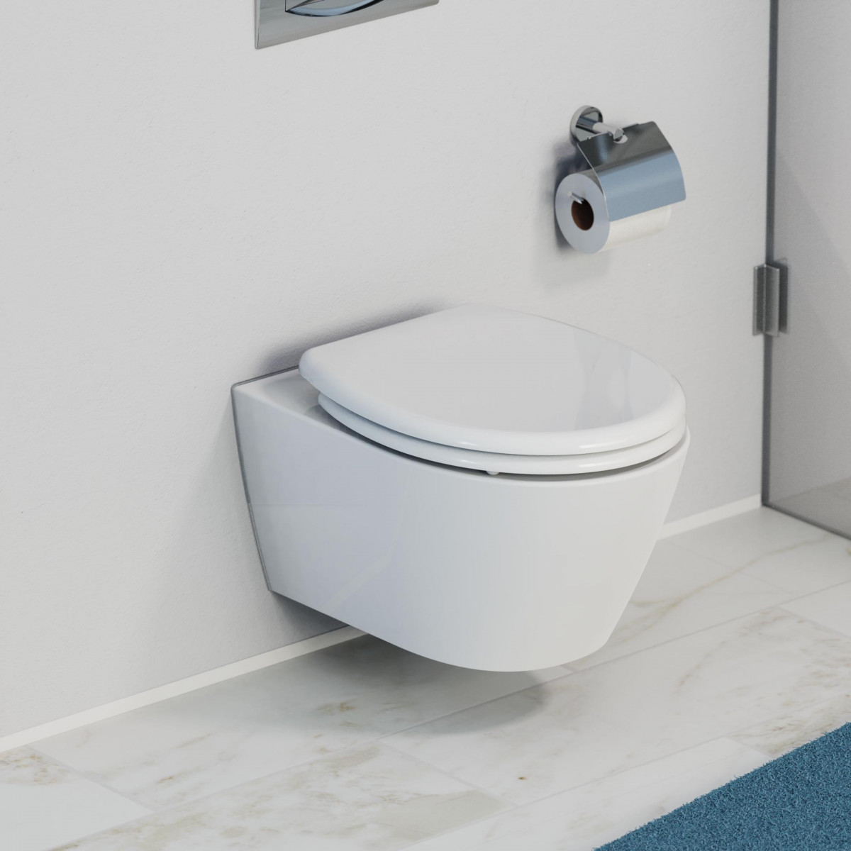 Siège WC • FAMILY WHITE • plastique thermodurci • abaissement automatique • SCHÜTTE