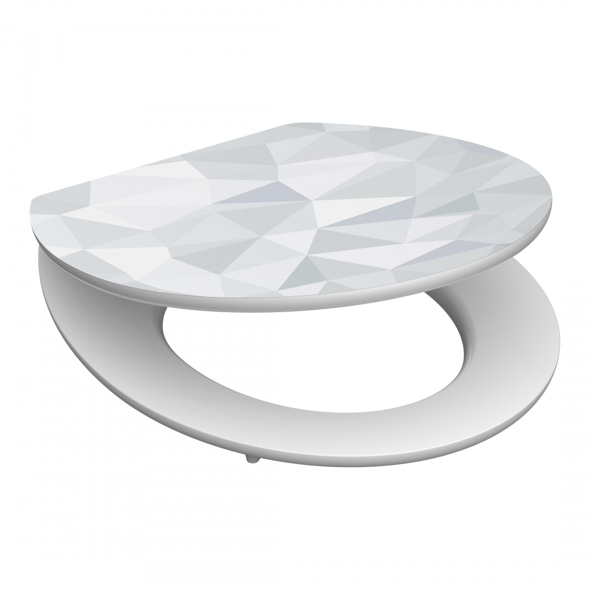 HG Siège WC DIAMOND • MDF • Avec abaissement automatique • SCHÜTTE