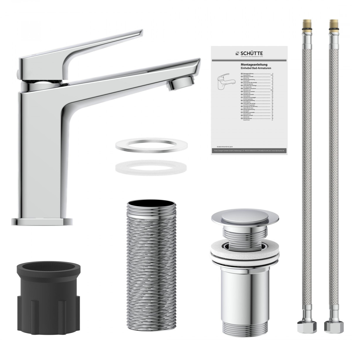 RAVEN Mitigeur de lavabo • chrome • SCHÜTTE