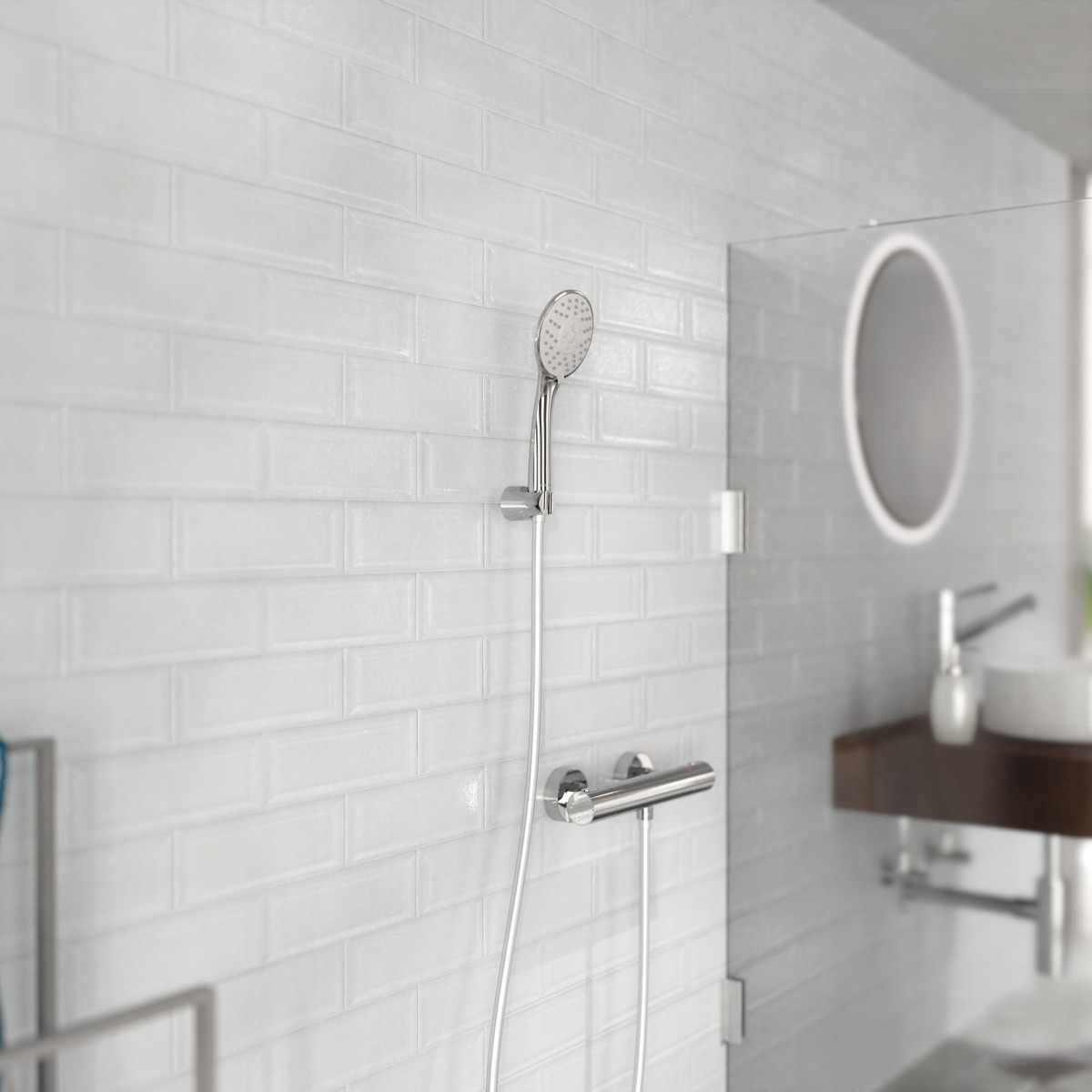 NAPOLI Shower head • Chrome • SCHÜTTE