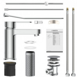 ELEPHANT basin mixer • chrome • SCHÜTTE