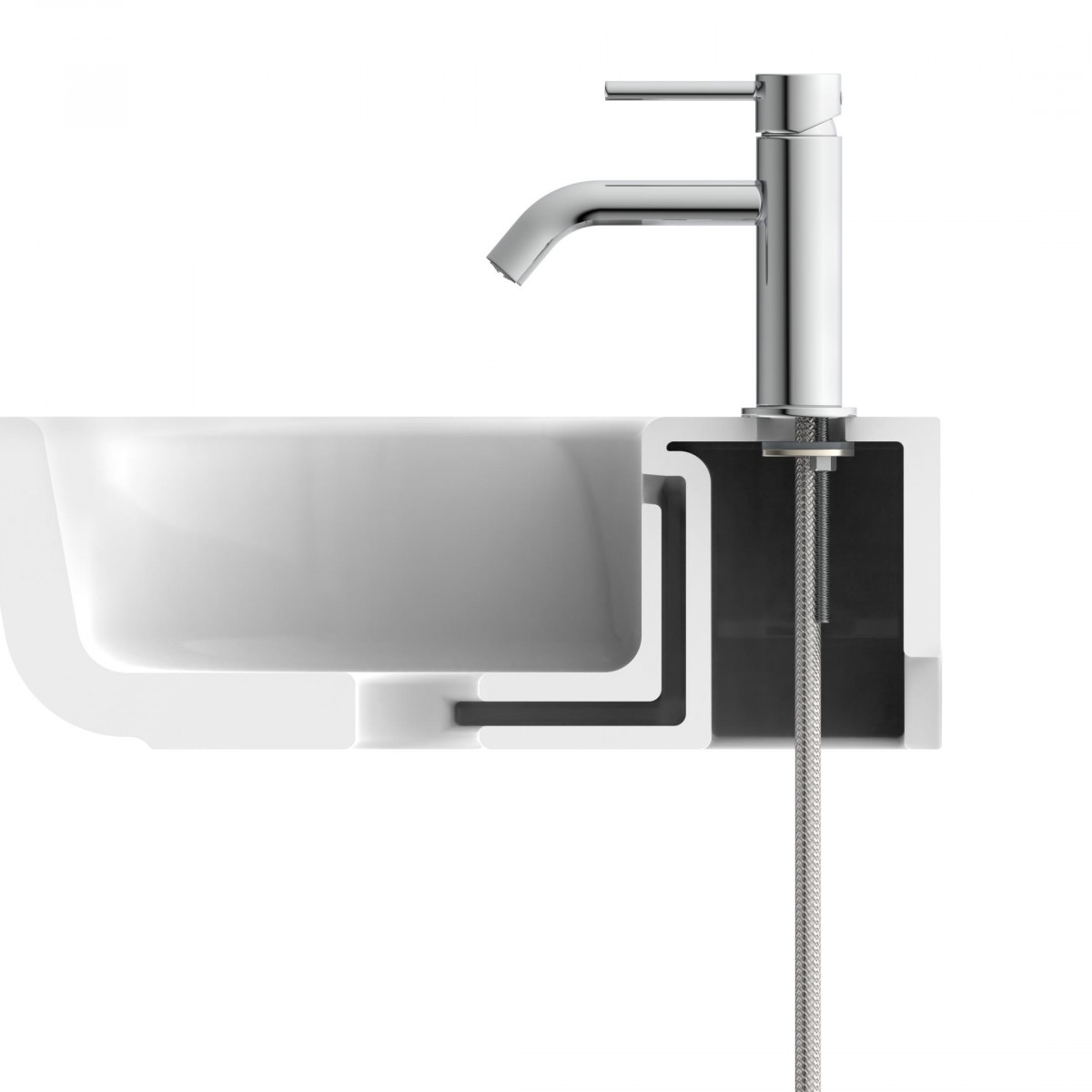 ARUBA pillar tap • Chrome