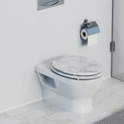 WC-zitting MARMOR STONE • MDF • Met soft-close mechanisme • SCHÜTTE
