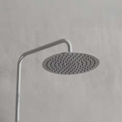 AQUADUCT overhead shower set • Thermostatic mixer • Chrome • SCHÜTTE