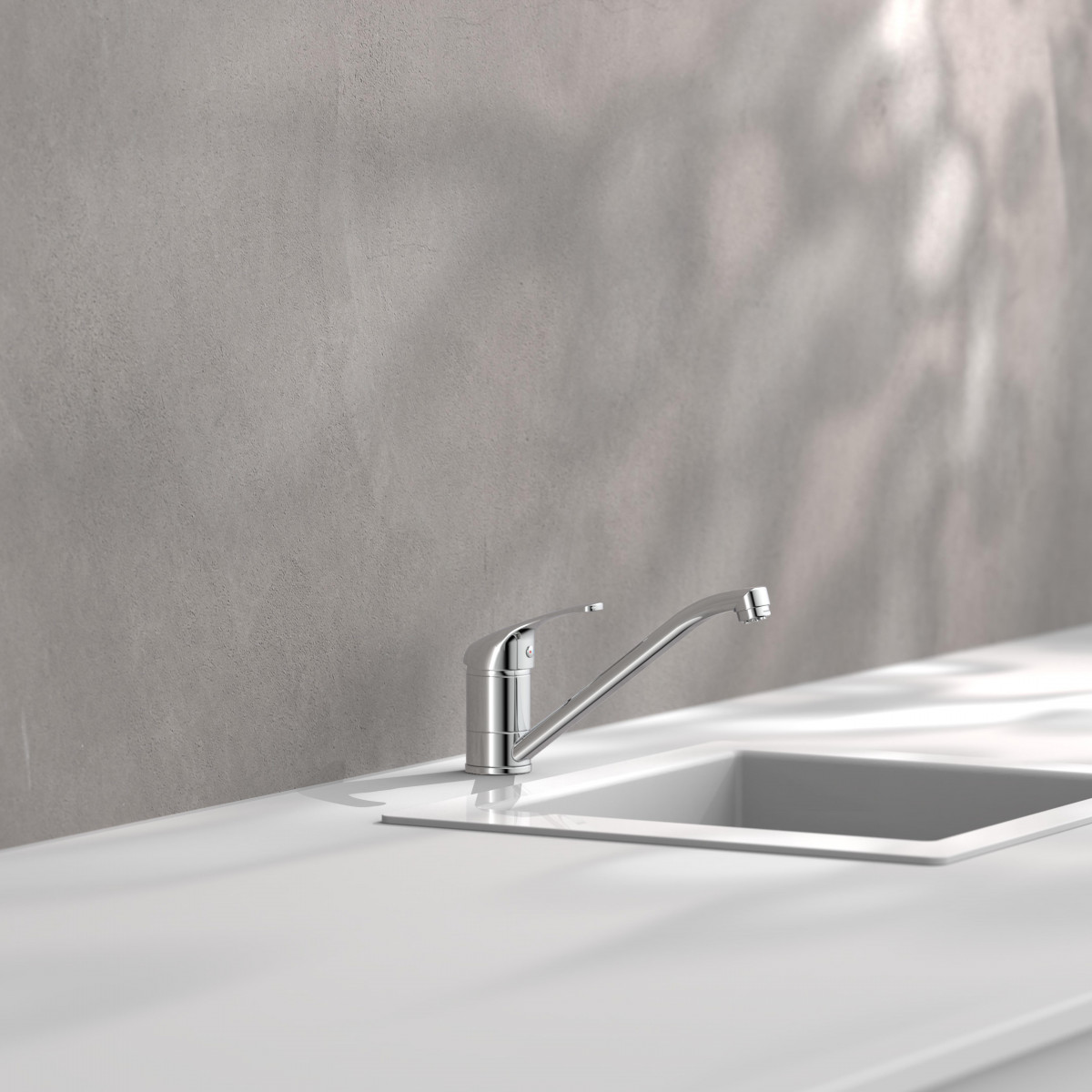 ULTRA sink mixer • chrome • low pressure • SCHÜTTE