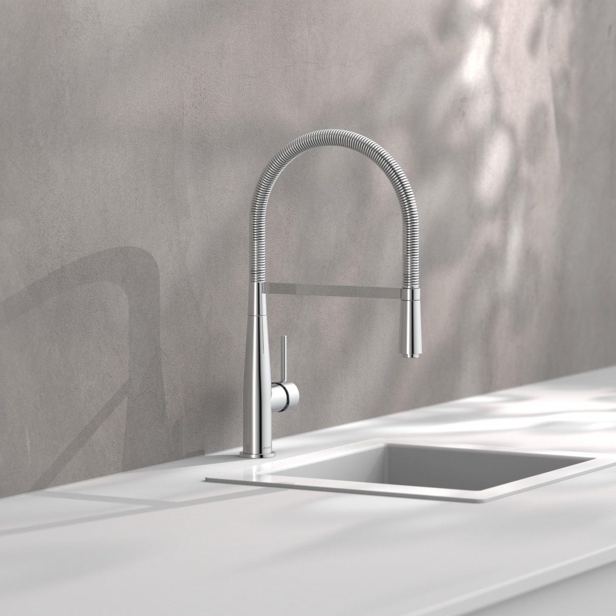 NEW YORK Spiral spring sink mixer • chrome • SCHÜTTE