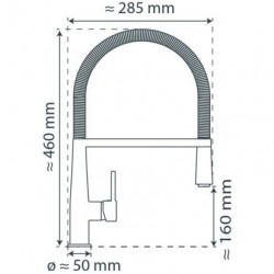NEW YORK Spiral spring sink mixer • chrome • SCHÜTTE