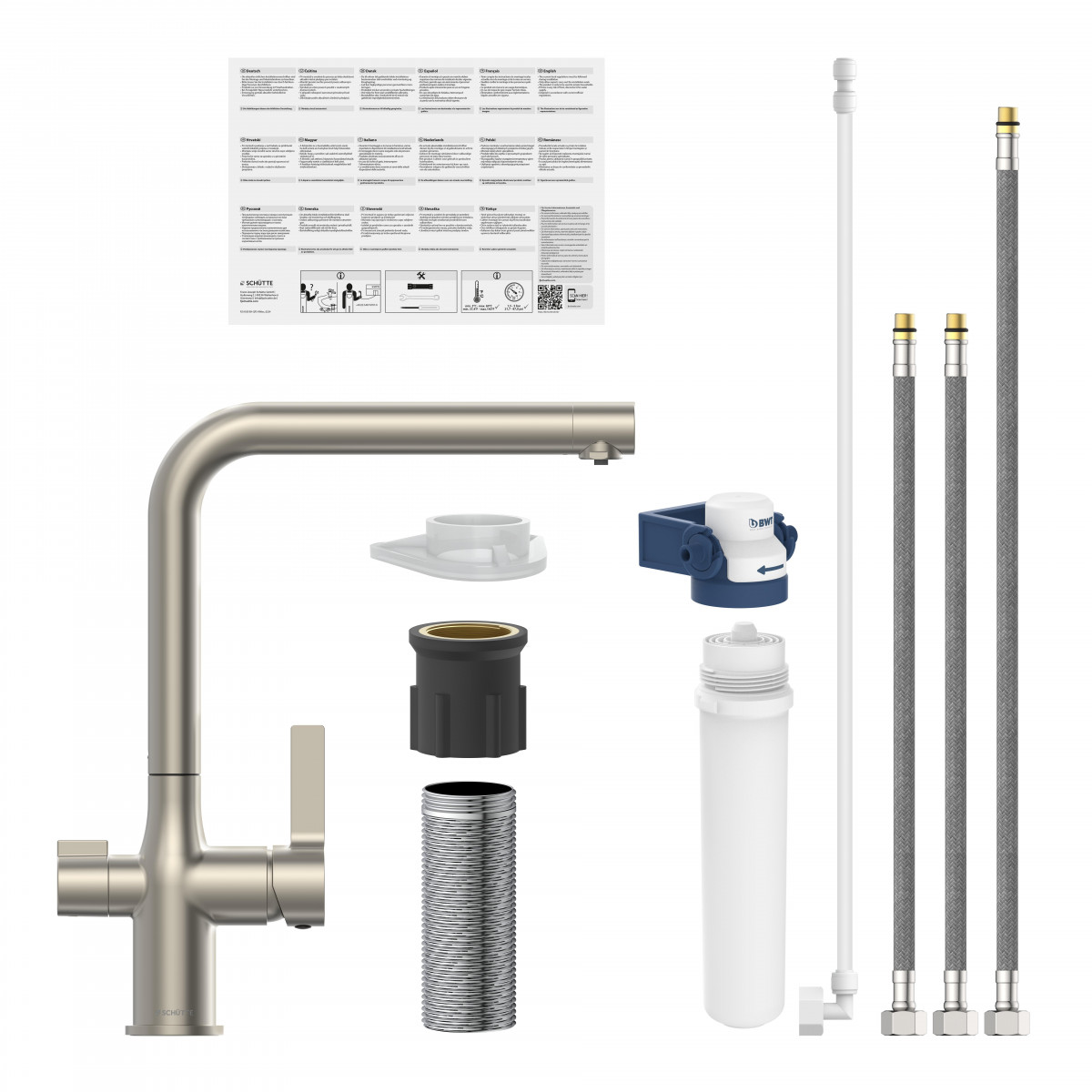 AQUASTAR PRO Mitigeur Système de filtration • Inox • SCHÜTTE