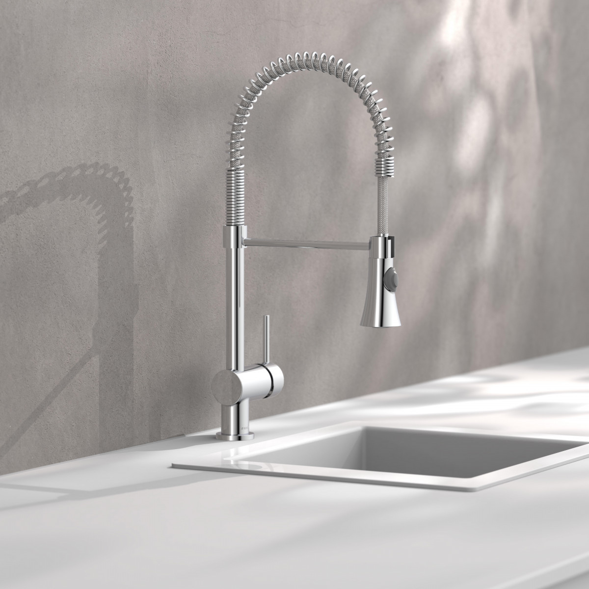 CORNWALL Spiral spring sink mixer • chrome • SCHÜTTE