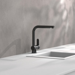 RIO sink mixer • Graphite high gloss • SCHÜTTE