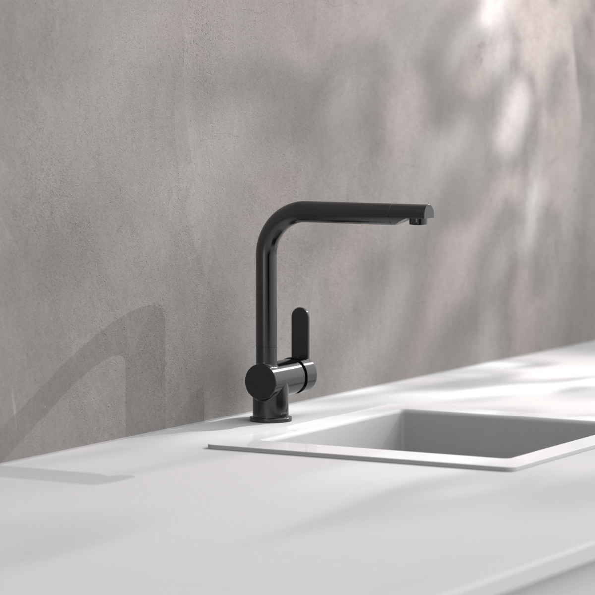 RIO sink mixer • Graphite high gloss • SCHÜTTE