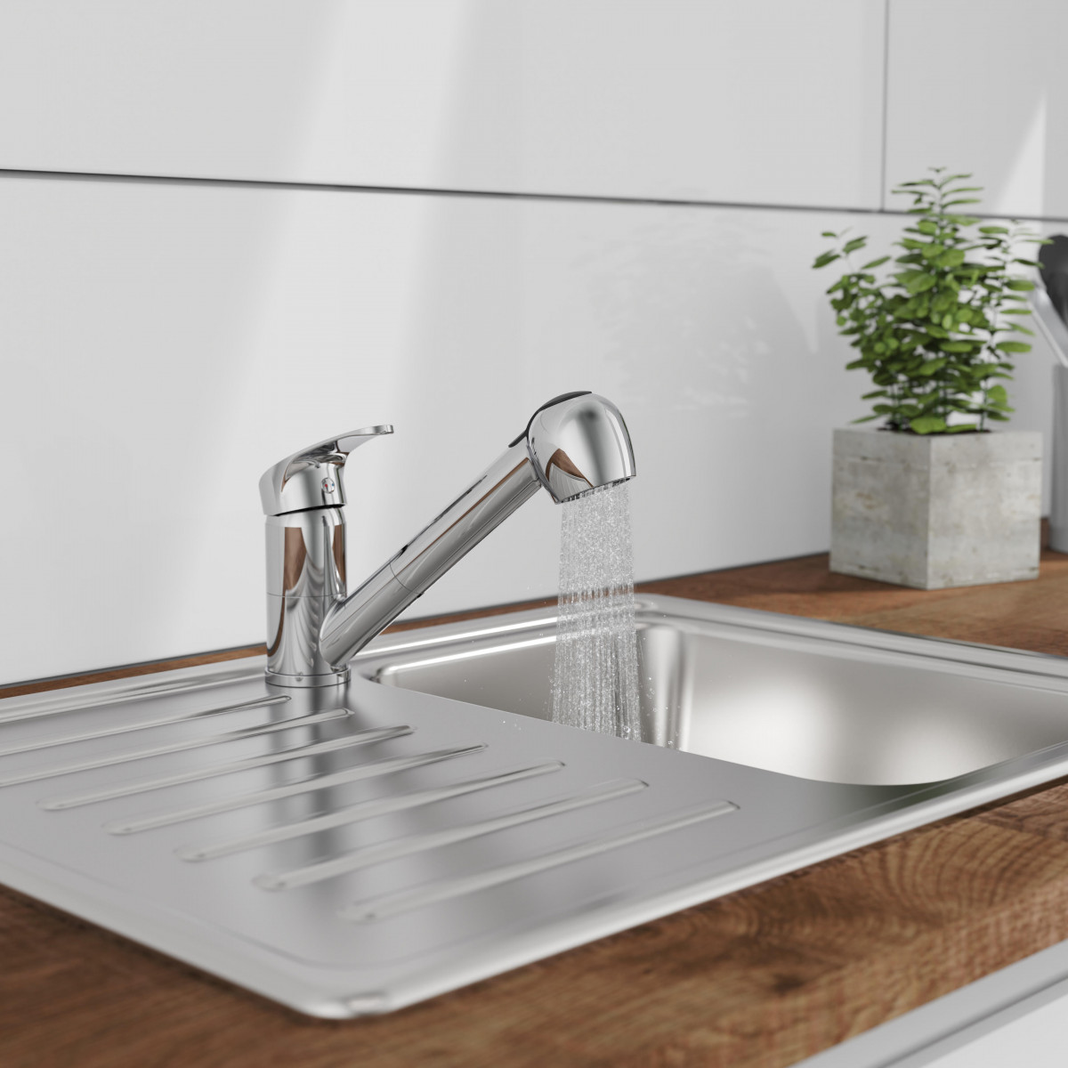 DIZIANI sink mixer tap • chrome • SCHÜTTE
