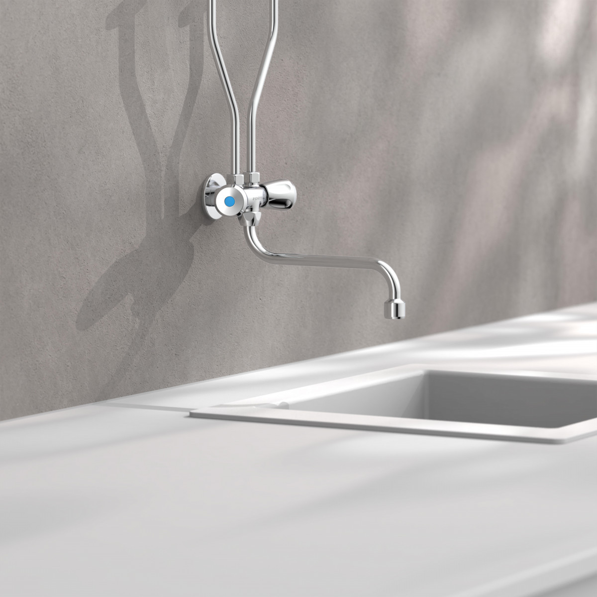 Sink mixer tap • Chrome • Low pressure • SCHÜTTE