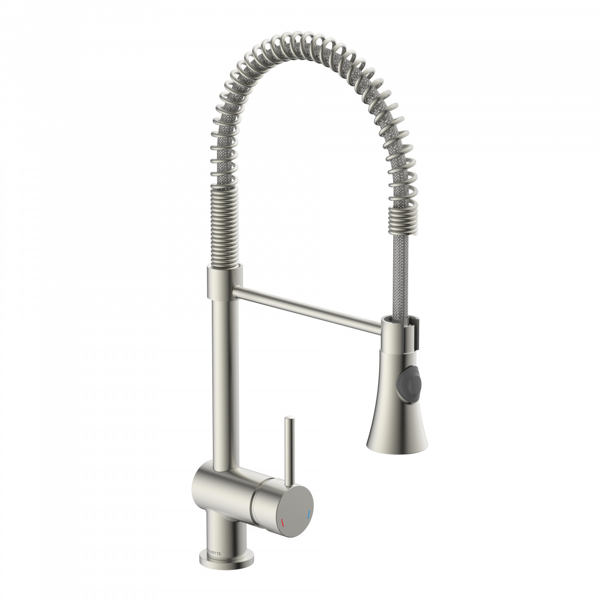 CORNWALL spiral spring sink mixer • stainless steel look • SCHÜTTE