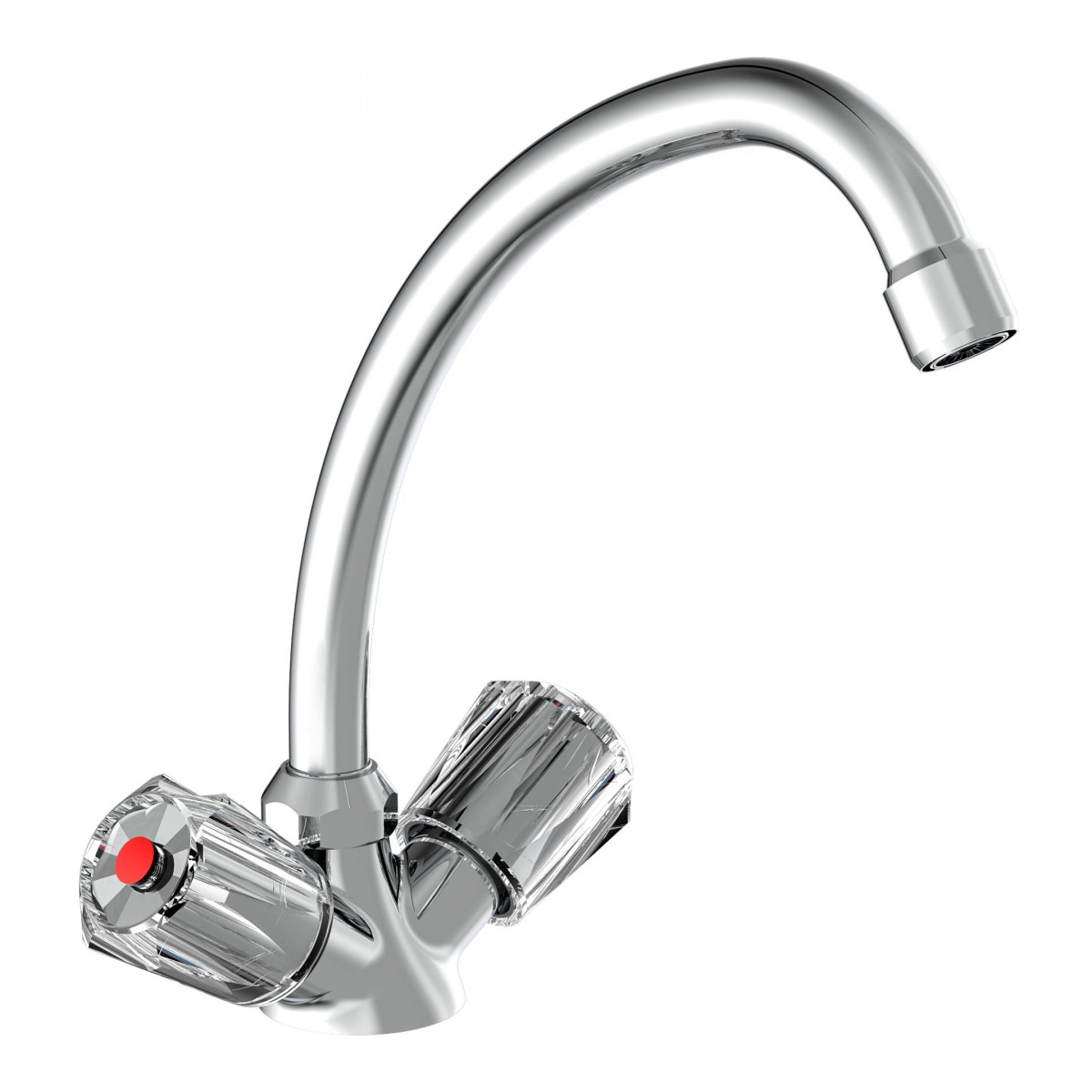 DUO MIX II Mitigeur d'évier • Chrome • Basse pression • SCHÜTTE