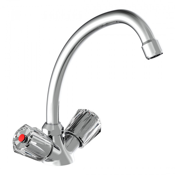 DUO MIX II Mitigeur d'évier • Chrome • Basse pression • SCHÜTTE