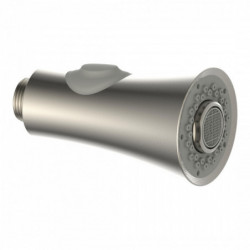 Vervangingsservies douche/bel • roestvrijstaal look • 00556 • SCHÜTTE