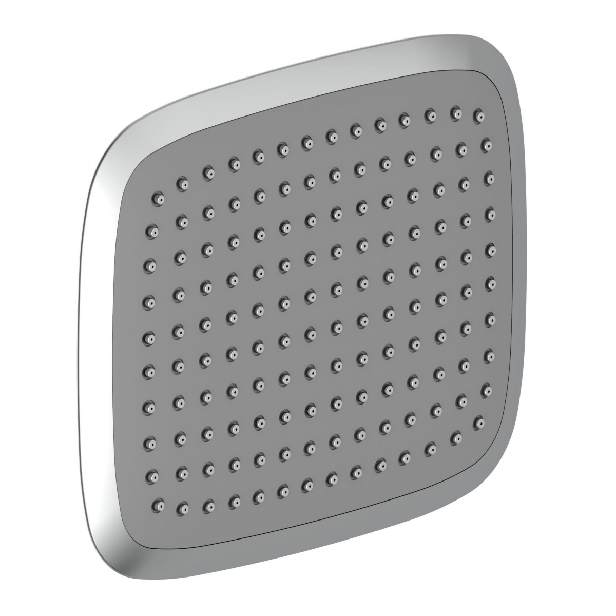 Douche de tête de rechange • Rectangulaire • ABS Chrome/Gris • 02313 • SCHÜTTE