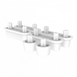 Vervangingsbumper voor Duroplast toiletzitting • Wit • 01990 • SCHÜTTE