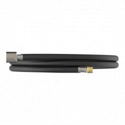 Flexible de douche pour la vaisselle • Noir/finition inox • 01076 • SCHÜTTE