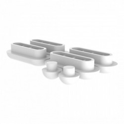 Vervangingsbumper voor Duroplast toiletzitting • Wit • 01988 • SCHÜTTE