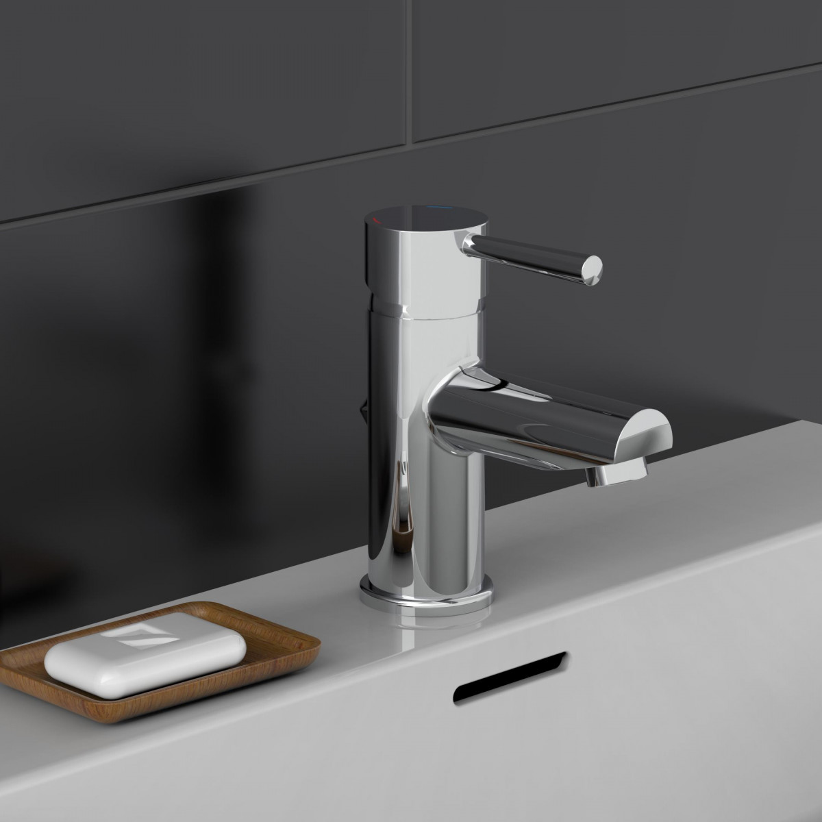 UNICORN Mitigeur de lavabo • Chrome • SCHÜTTE