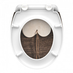Siège WC WOOD HEART • Duroplast • Avec abaissement automatique • SCHÜTTE