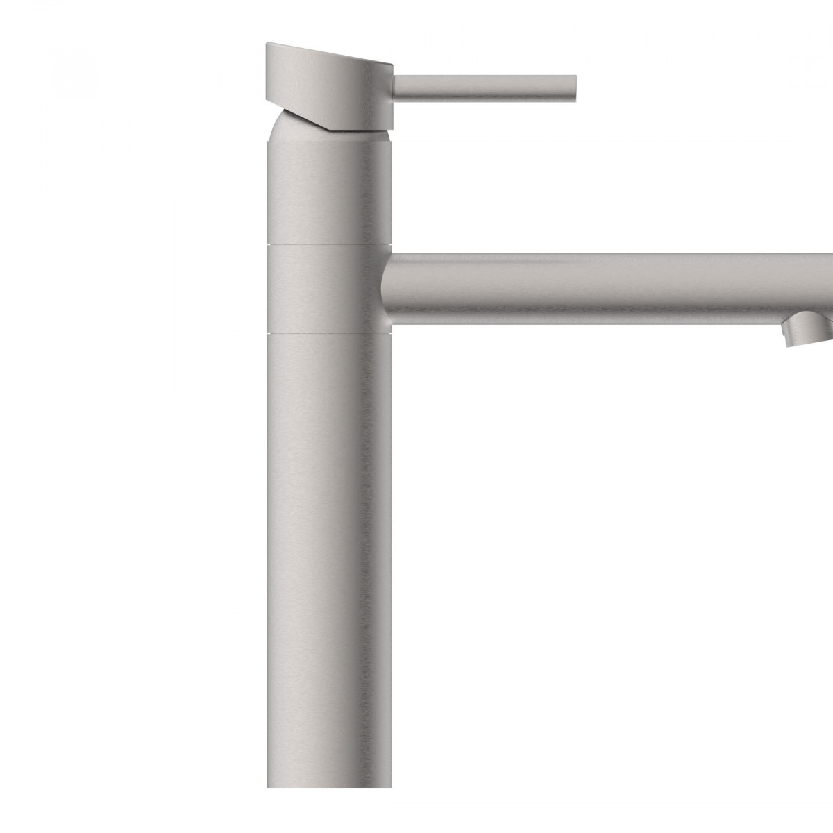 MASSIVE sink mixer tap • stainless steel • SCHÜTTE