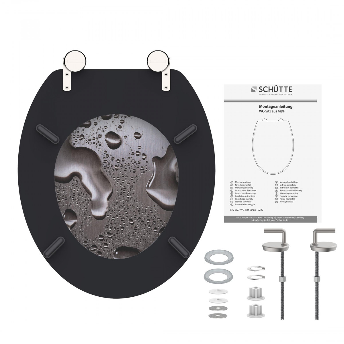 Siège WC GREY STEEL • MDF • SCHÜTTE