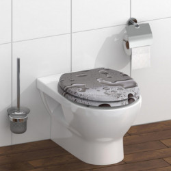WC-zitting GRIJS STAAL • MDF • SCHÜTTE