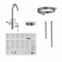 CORNWALL Mitigeur de baignoire • Chrome • Pose libre • SCHÜTTE