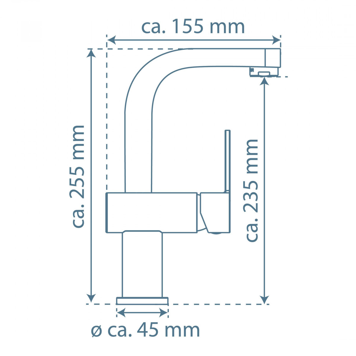 SIGNO Mitigeur de lavabo • Chrome • SCHÜTTE