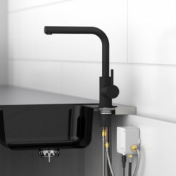 VITAL Sensor wastafelmengkraan • Zwart mat • SCHÜTTE