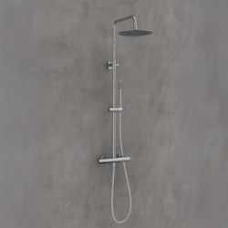 AQUADUCT hoofddoucheset • thermostatische mengkraan • Chroom • SCHÜTTE