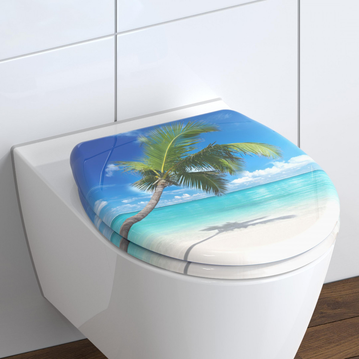 Siège WC CARRIBEAN • Duroplast • Avec abaissement automatique • SCHÜTTE
