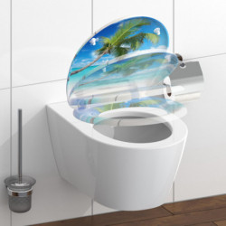 Siège WC CARRIBEAN • Duroplast • Avec abaissement automatique • SCHÜTTE