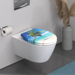 Siège WC CARRIBEAN • Duroplast • Avec abaissement automatique • SCHÜTTE