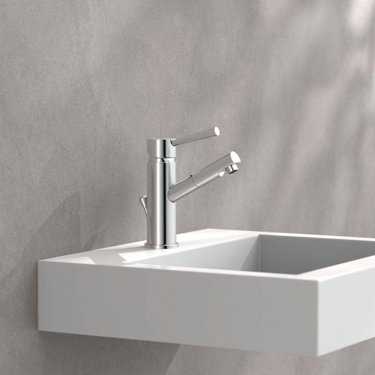 CORNWALL basin mixer • Chrome • Low pressure • SCHÜTTE