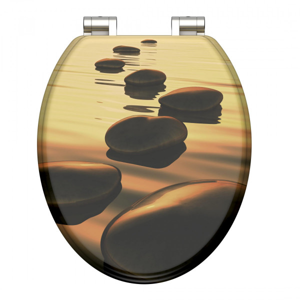 Siège WC SEA STONE • MDF • Avec abaissement automatique • SCHÜTTE