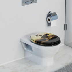 Siège WC SEA STONE • MDF • Avec abaissement automatique • SCHÜTTE
