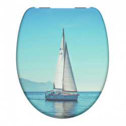 Siège WC SAILING • plastique thermodurci • Avec abaissement automatique • SCHÜTTE