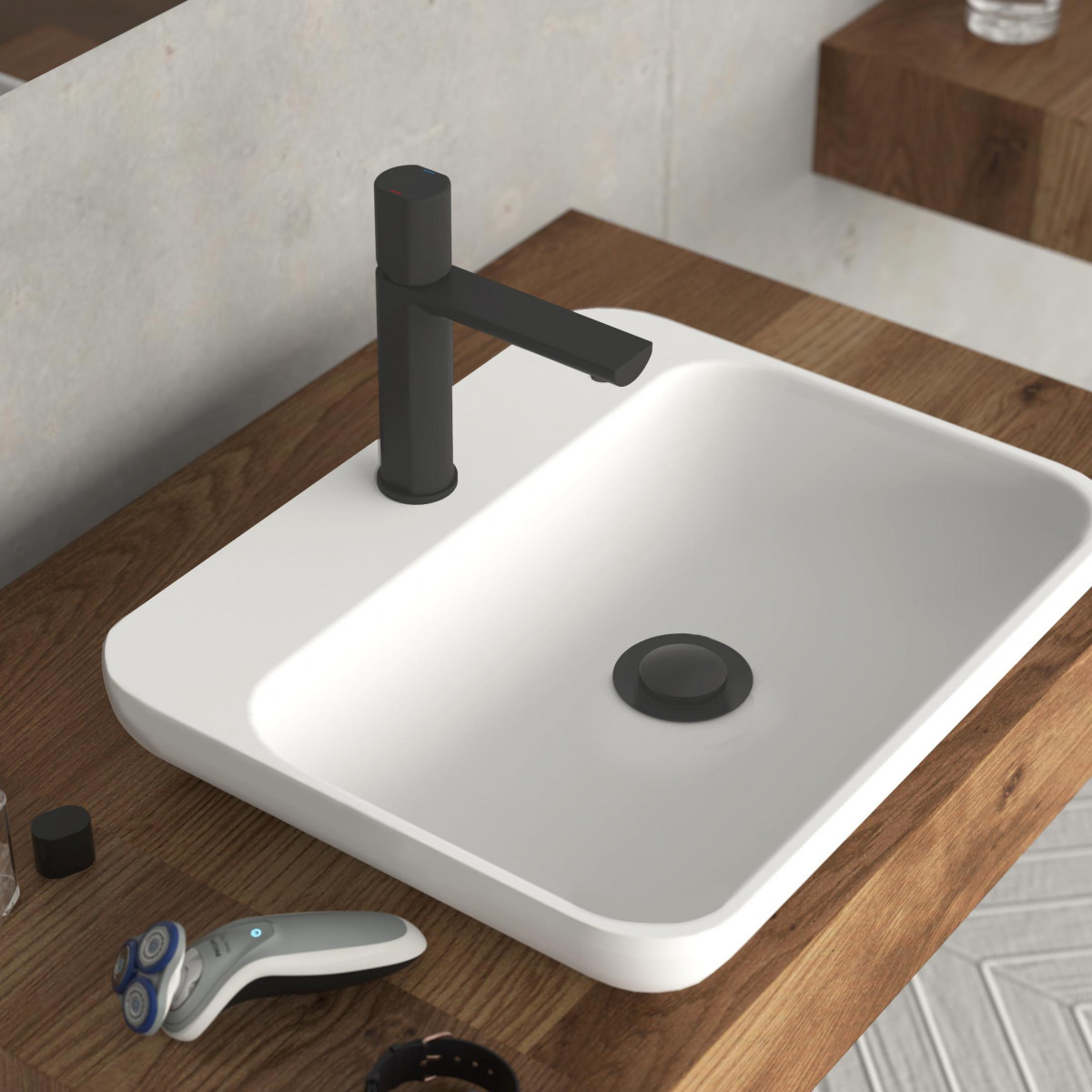 NEW YORK basin mixer • Black matt • SCHÜTTE